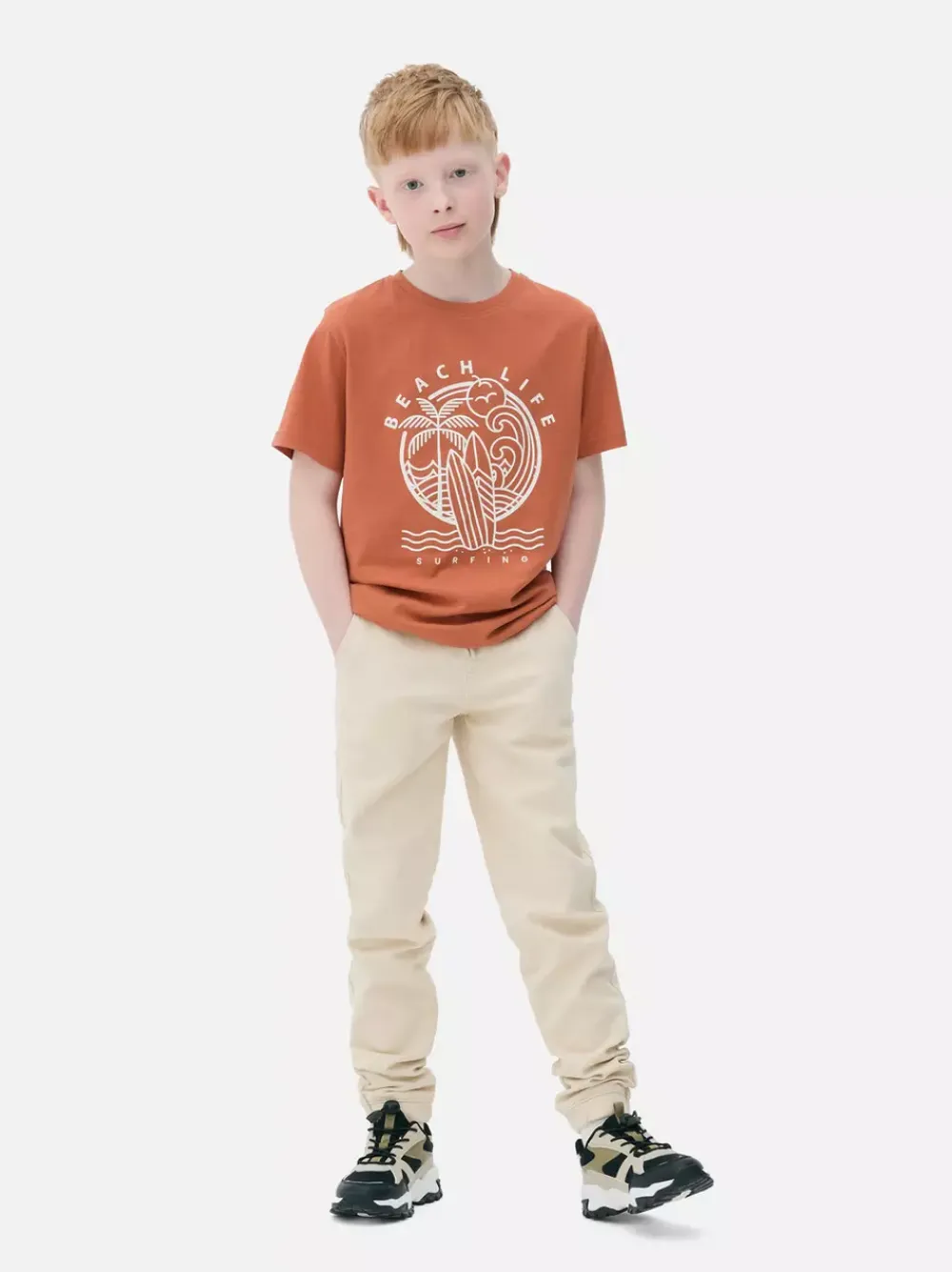 Dzieci Primark Topy I T-Shirty<T-shirt z krótkim rękawem i nadrukiem