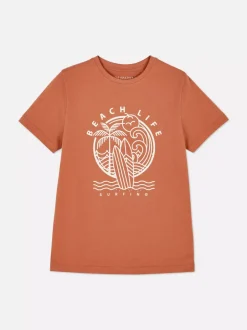 Dzieci Primark Topy I T-Shirty<T-shirt z krótkim rękawem i nadrukiem