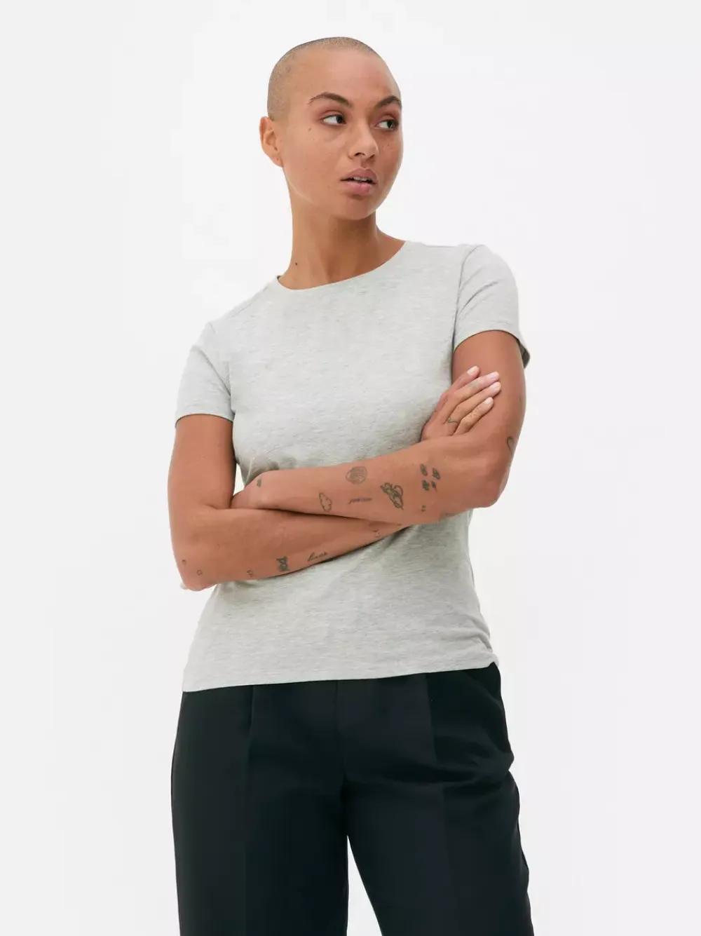 Primark Topy I T-Shirty<T-shirt z krótkim rękawem i okrągłym dekoltem