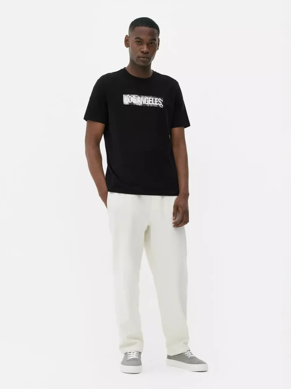 Primark Topy I T-Shirty<T-shirt z krótkim rękawem Los Angeles