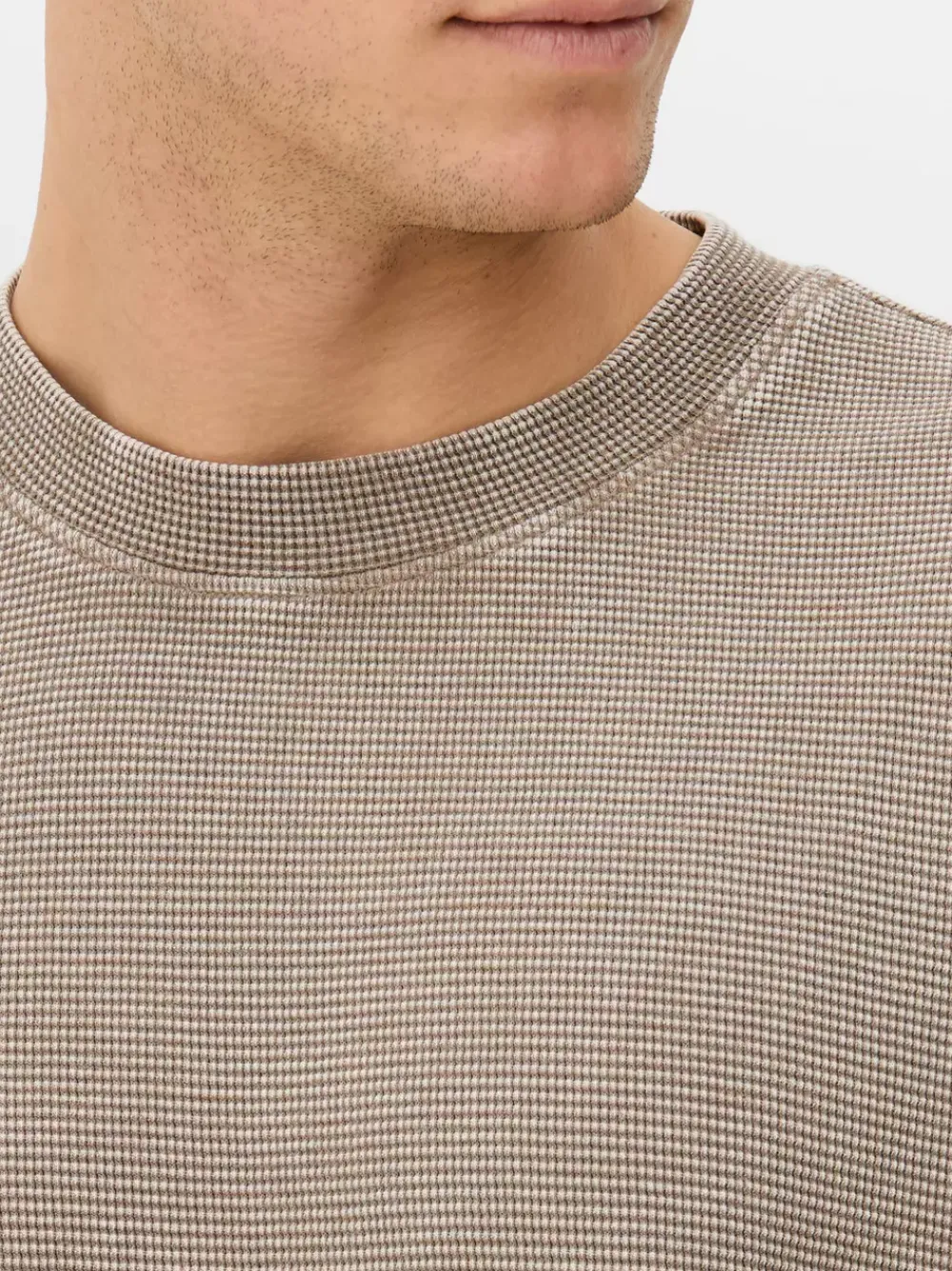 Primark Topy I T-Shirty<T-shirt z krótkim rękawem o waflowej fakturze