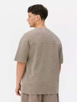 Primark Topy I T-Shirty<T-shirt z krótkim rękawem o waflowej fakturze