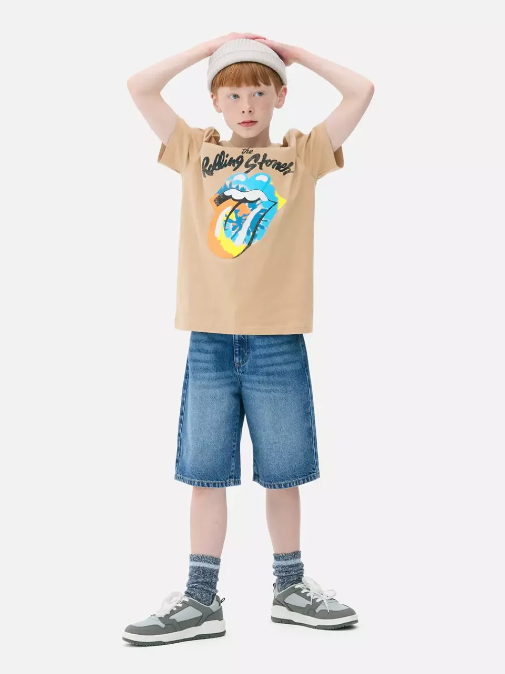 Dzieci Primark Topy I T-Shirty<T-shirt z krótkim rękawem Rolling Stones