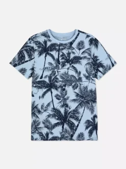 Dzieci Primark Topy I T-Shirty<T-shirt z krótkim rękawem w kwiaty