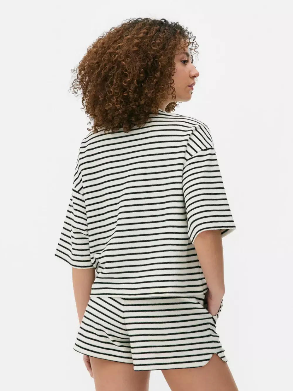 Primark Topy I T-Shirty<T-shirt z krótkim rękawem w paski, część zestawu