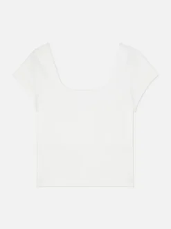 Primark Topy I T-Shirty<T-shirt z minirękawkami