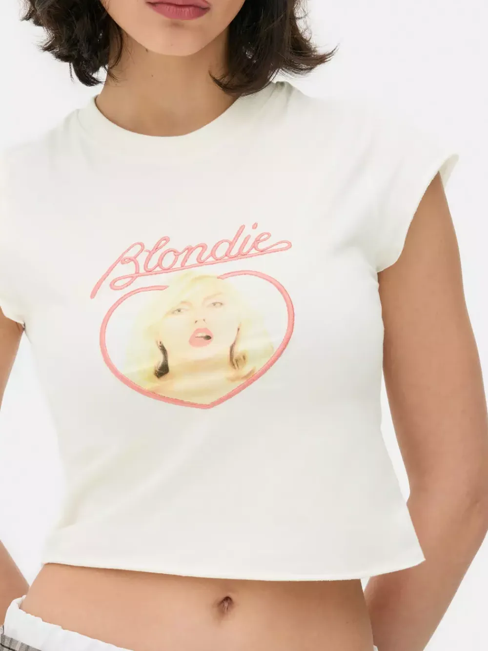 Primark Topy I T-Shirty<T-shirt z minirękawkami i nadrukiem Blondie