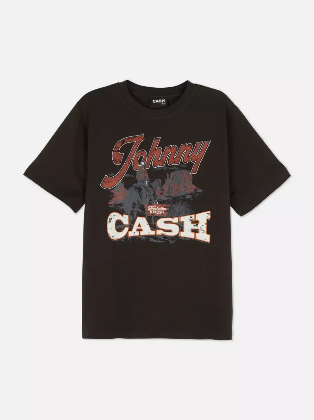 Primark Topy I T-Shirty<T-shirt z motywem Johnny'ego Casha