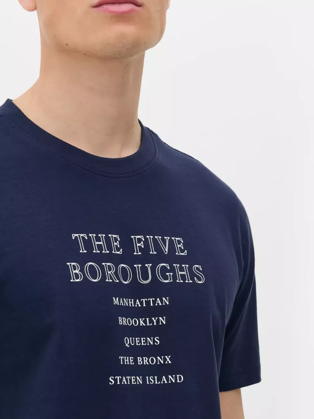 Primark Topy I T-Shirty<T-shirt z motywem pięciu dzielnic Nowego Jorku