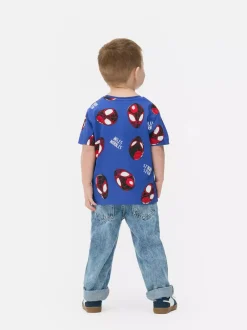 Dzieci Primark Topy I T-Shirty<T-shirt z motywem Spider-Mana Marvela