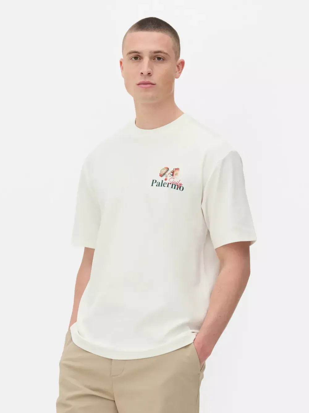 Primark Topy I T-Shirty<T-shirt z motywem sycylijskiego Palermo