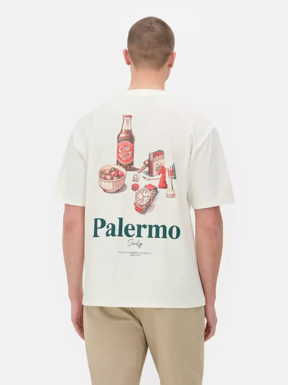 Primark Topy I T-Shirty<T-shirt z motywem sycylijskiego Palermo