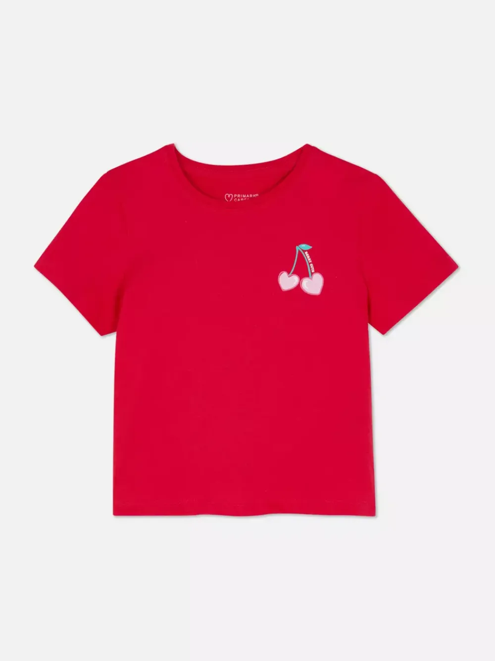 Dzieci Primark Topy I T-Shirty<T-shirt z motywem wisienek-serduszek