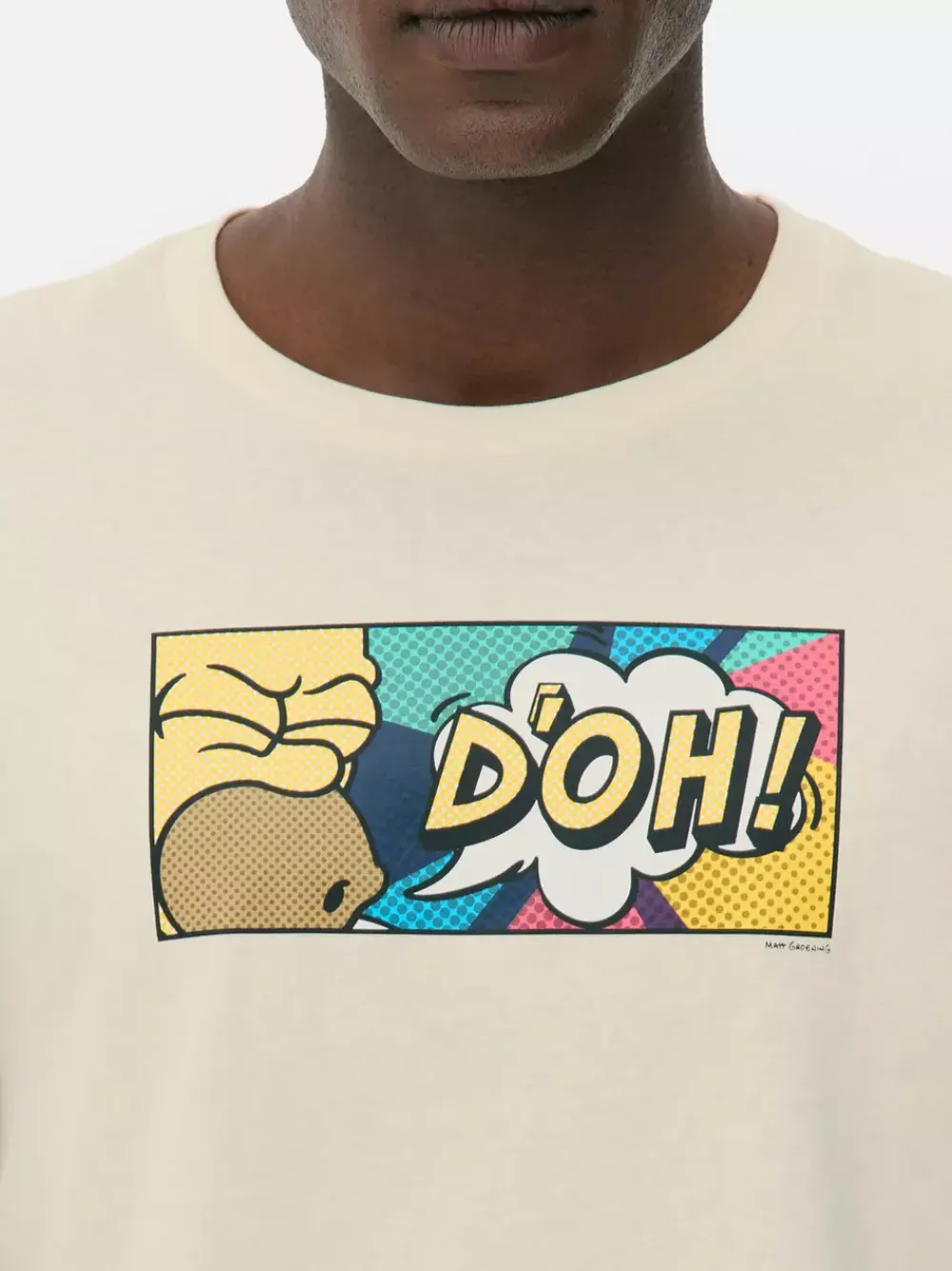 Primark Topy I T-Shirty<T-shirt z motywem wyrażenia D'oh z Simpsonów