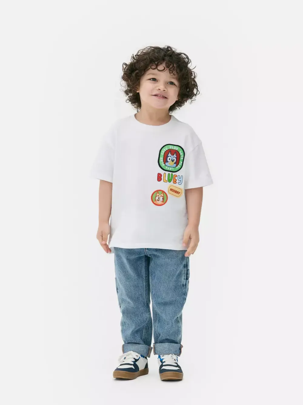 Dzieci Primark Topy I T-Shirty<T-shirt z nadrukiem Blue