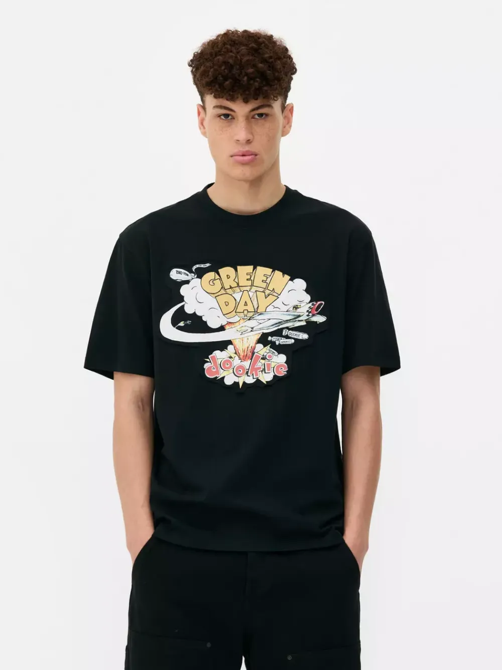 Primark Topy I T-Shirty<T-shirt z nadrukiem Green Day