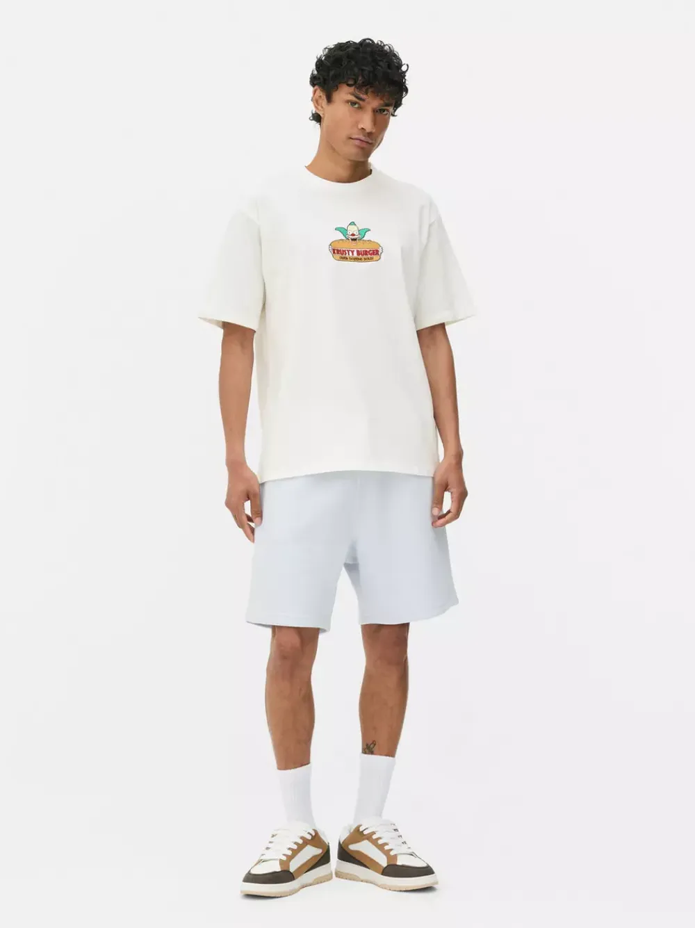Primark Topy I T-Shirty<T-shirt z nadrukiem Krusty'ego z Simpsonów