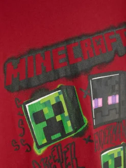 Dzieci Primark Topy I T-Shirty<T-shirt z nadrukiem Minecraft