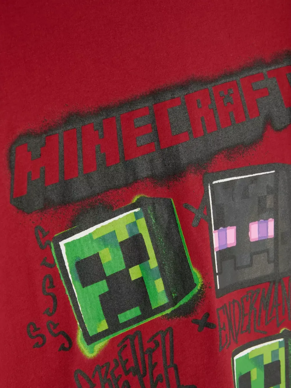 Dzieci Primark Topy I T-Shirty<T-shirt z nadrukiem Minecraft