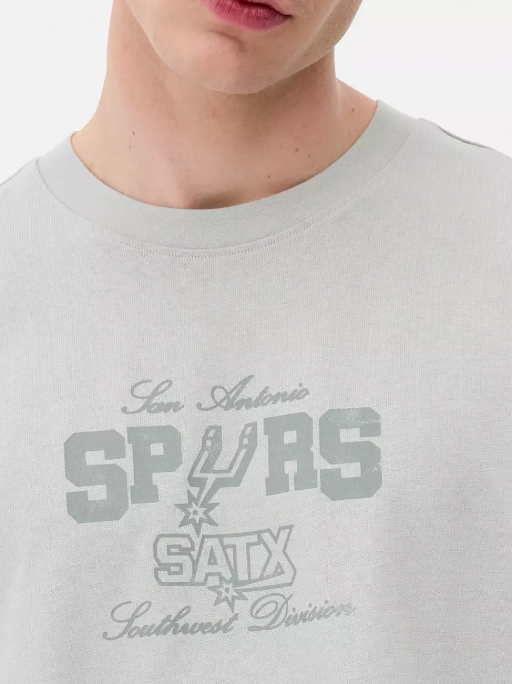 Primark Topy I T-Shirty|Topy I T-Shirty<T-shirt z nadrukiem NBA San Antonio Spurs