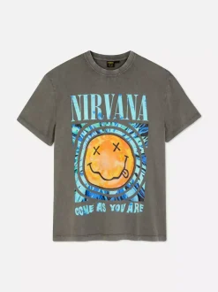 Primark Topy I T-Shirty<T-shirt z nadrukiem Nirvana, część zestawu