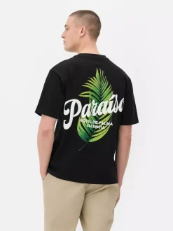 Primark Topy I T-Shirty<T-shirt z nadrukiem Paraiso