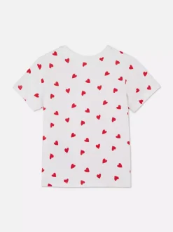 Primark Topy I T-Shirty<T-shirt z nadrukiem serca