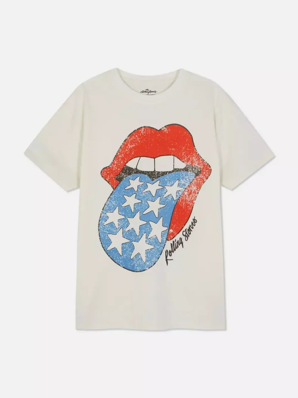 Dzieci Primark Topy I T-Shirty<T-shirt z nadrukiem The Rolling Stones