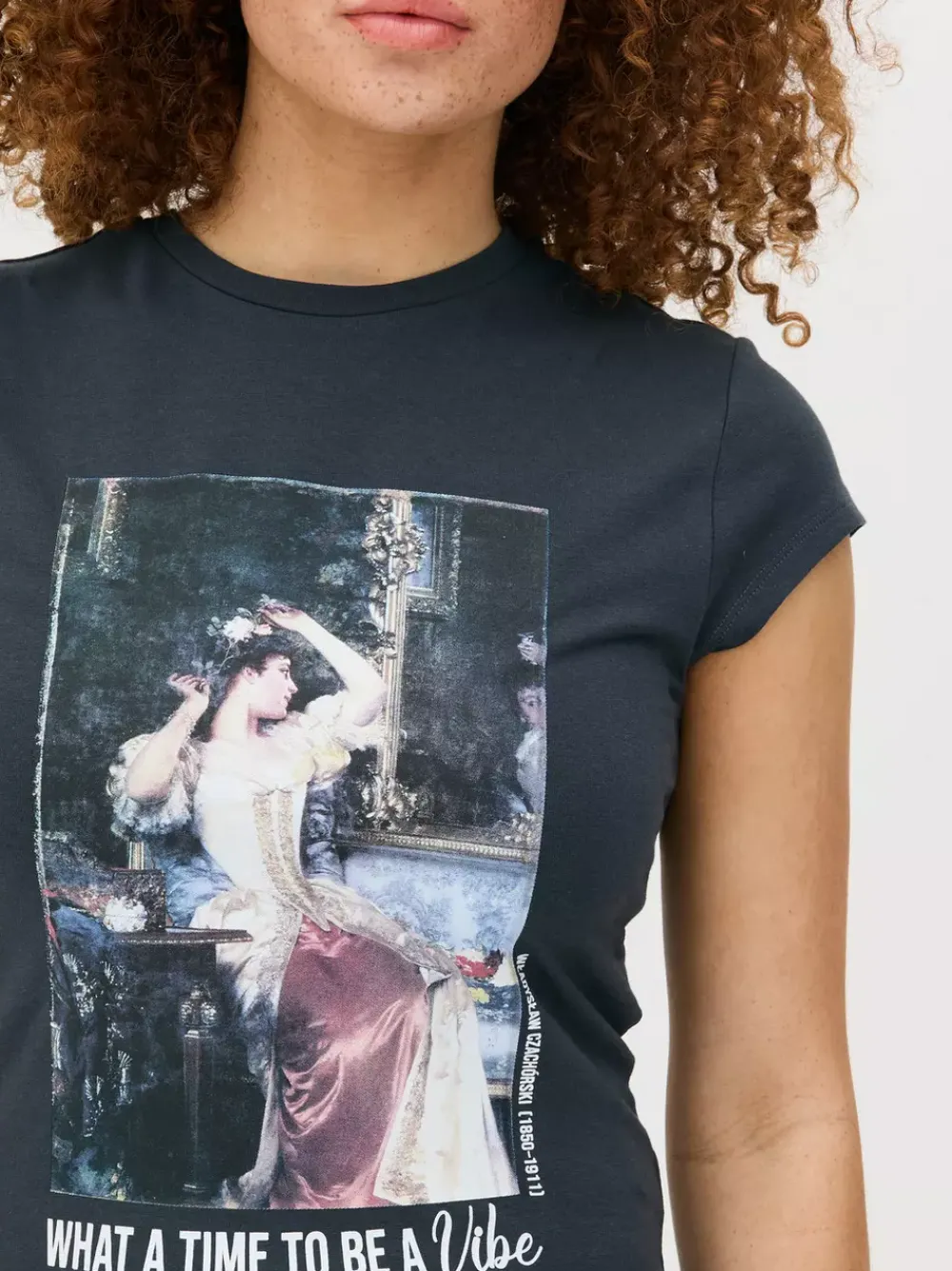Primark Topy I T-Shirty<T-shirt z nadrukiem Władysława Czachórskiego