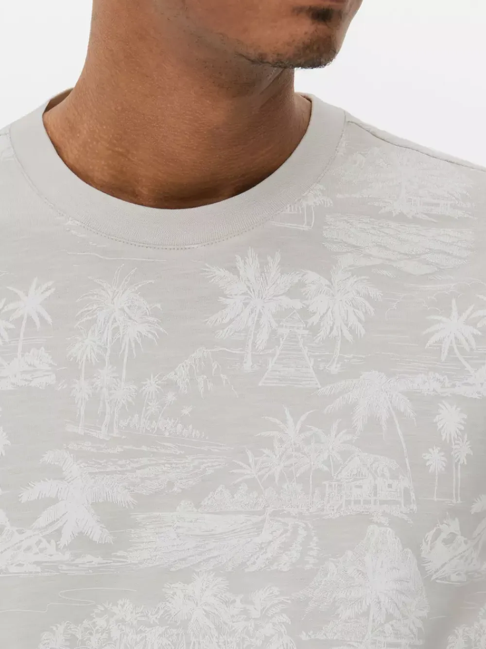 Primark Topy I T-Shirty<T-shirt z nadrukiem w palmy