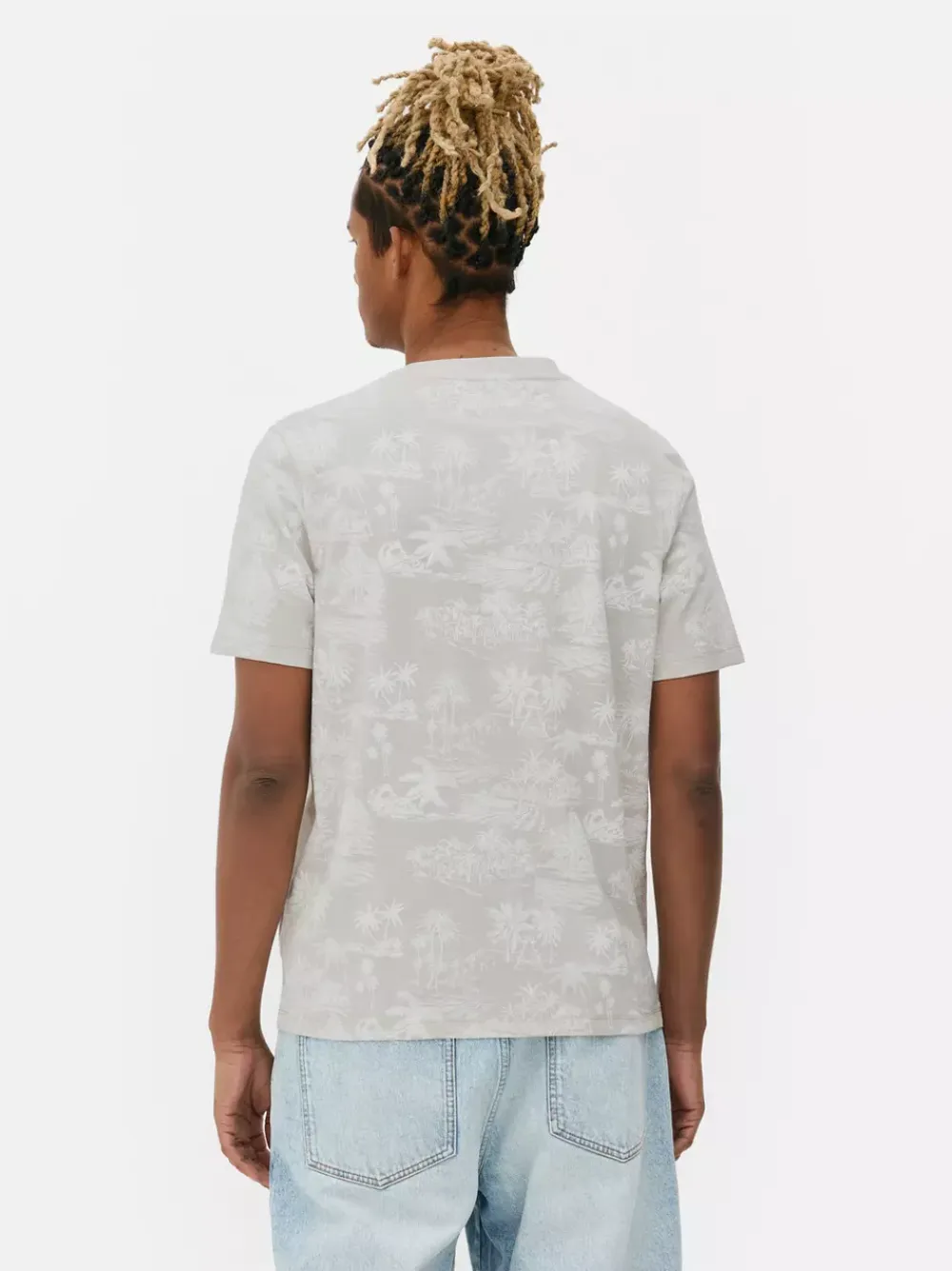 Primark Topy I T-Shirty<T-shirt z nadrukiem w palmy