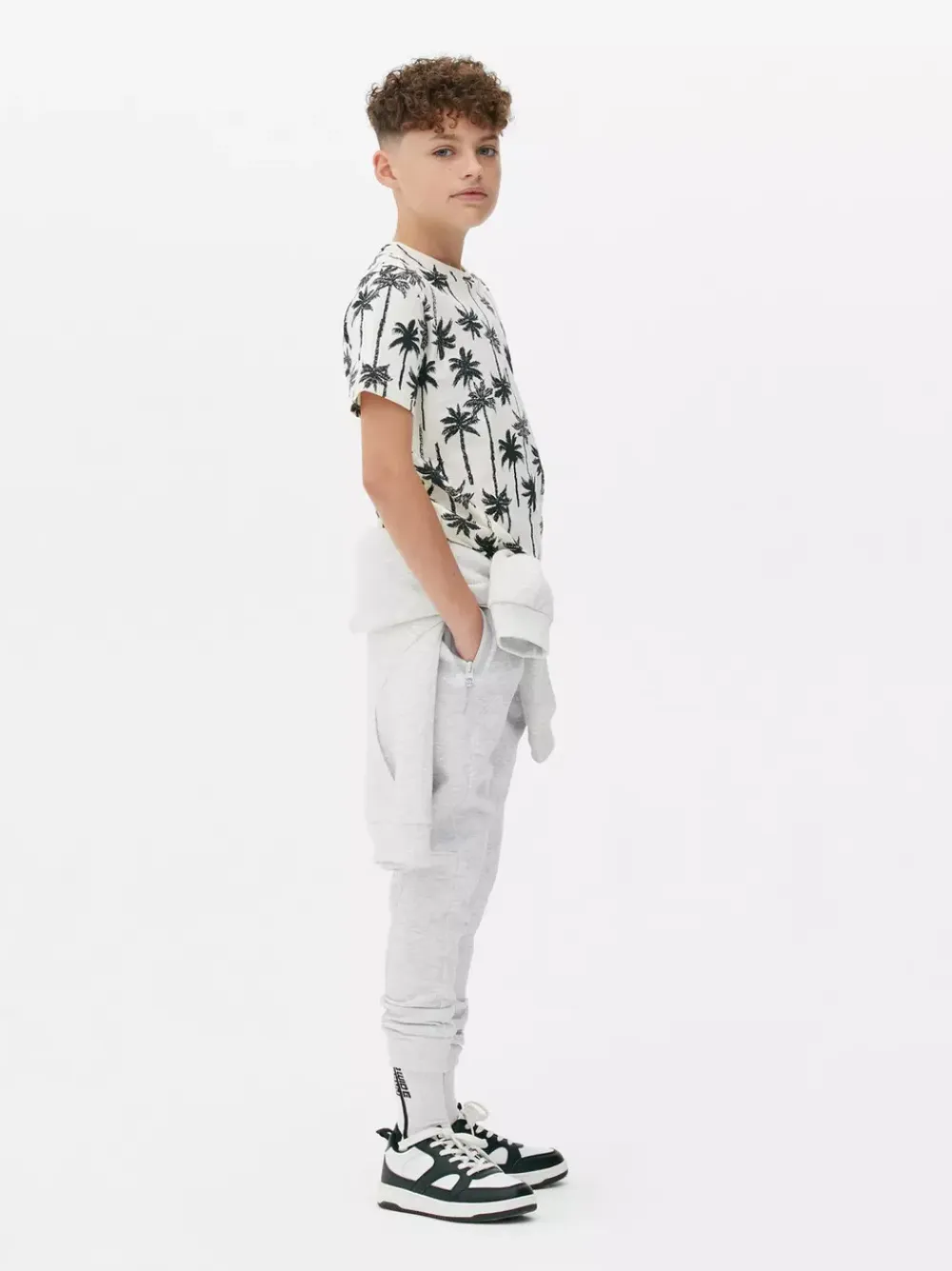 Dzieci Primark Topy I T-Shirty<T-shirt z nadrukiem w palmy