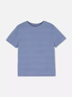 Dzieci Primark Topy I T-Shirty<T-shirt z okrągłym dekoltem i teksturowanym motywem