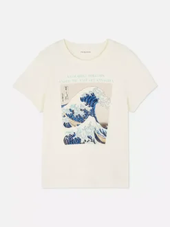 Primark Topy I T-Shirty<T-shirt z okrągłym dekoltem Katsushika
