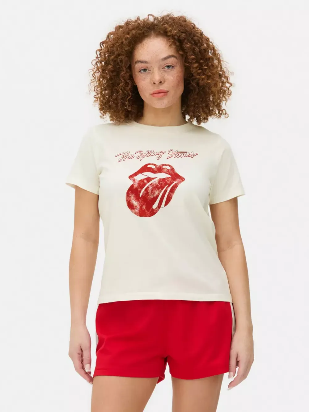 Primark Topy I T-Shirty<T-shirt z okrągłym dekoltem The Rolling Stones