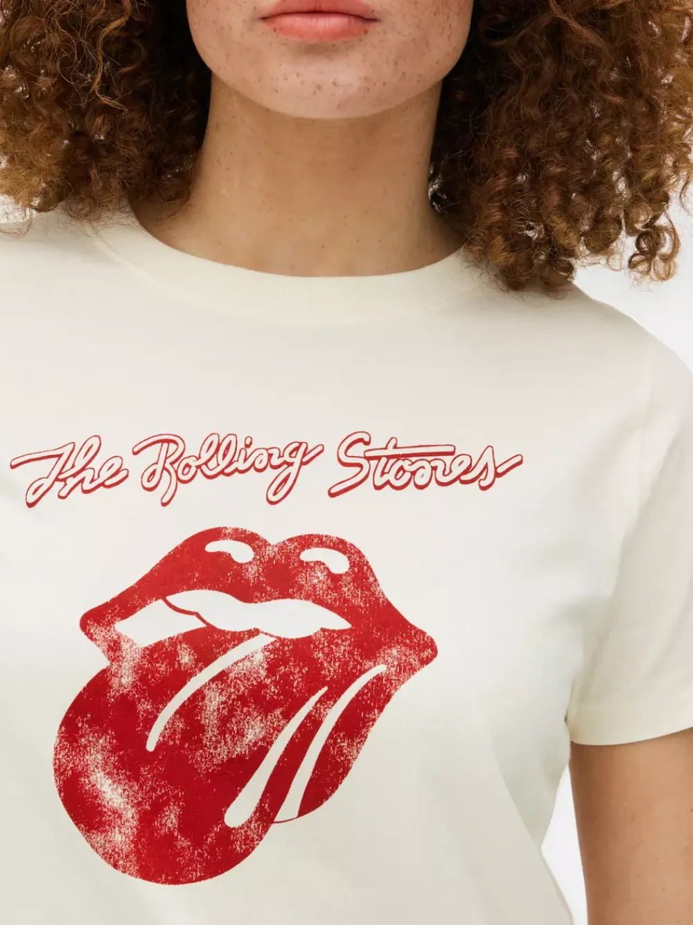 Primark Topy I T-Shirty<T-shirt z okrągłym dekoltem The Rolling Stones