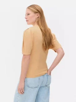 Primark Topy I T-Shirty<T-shirt z podwiniętymi rękawami The Edit