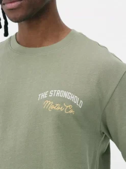 Primark Topy I T-Shirty<T-shirt z tygrysim nadrukiem The Stronghold