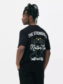Primark Topy I T-Shirty<T-shirt z tygrysim nadrukiem The Stronghold