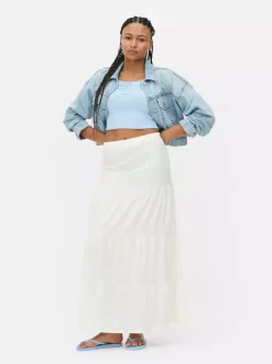 Primark Spódnice<Warstwowa spódnica maxi