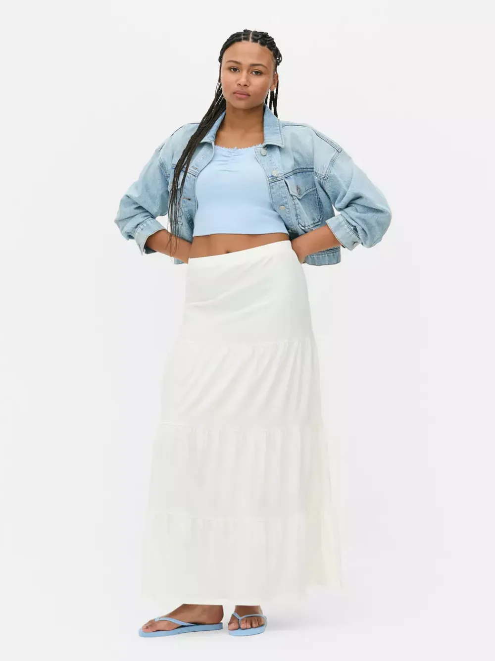 Primark Spódnice<Warstwowa spódnica maxi