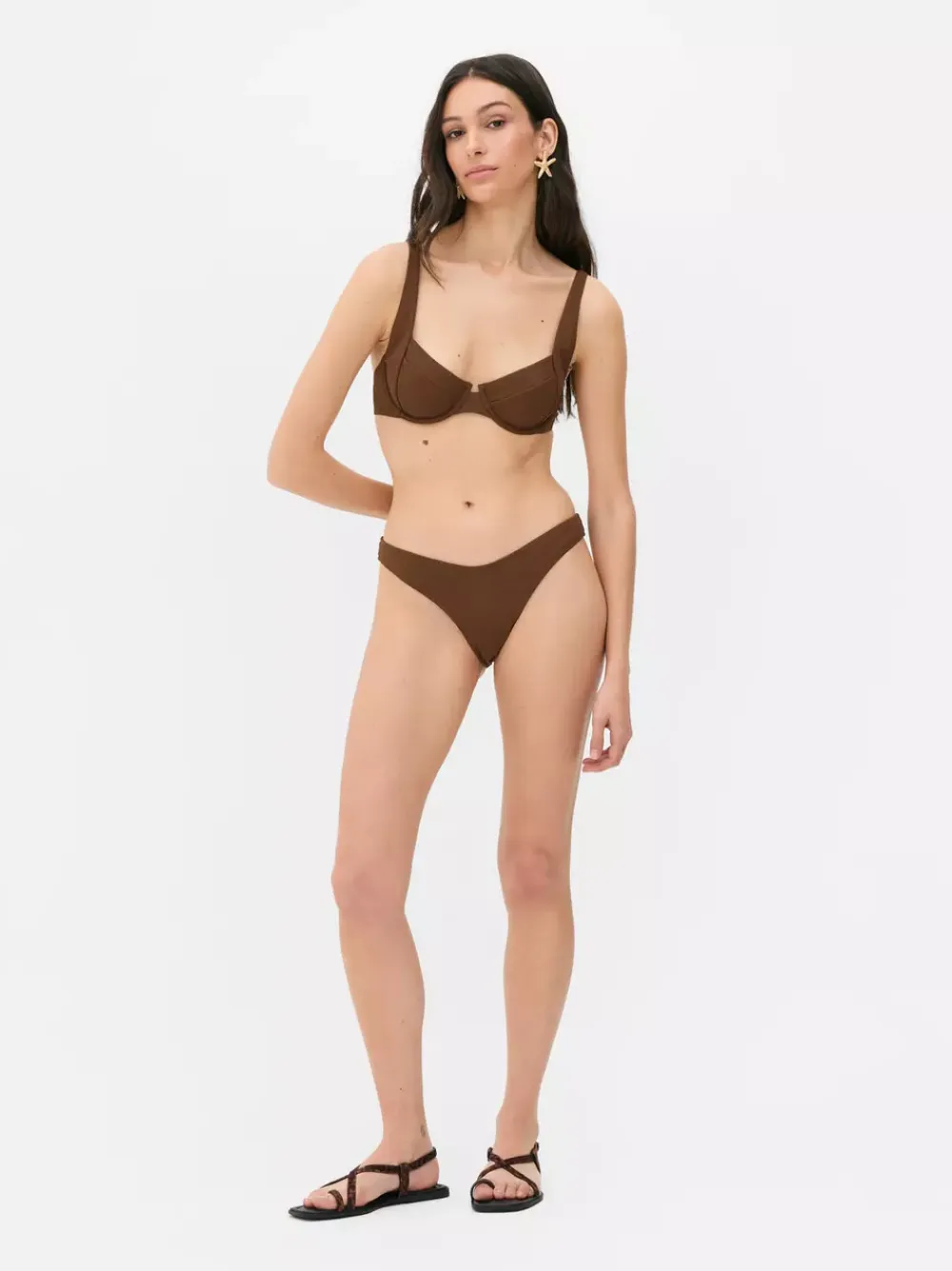 Primark Stroje Kąpielowe I Plażowe<Wysoko wycięty dół od bikini z piki Paula Echevarría
