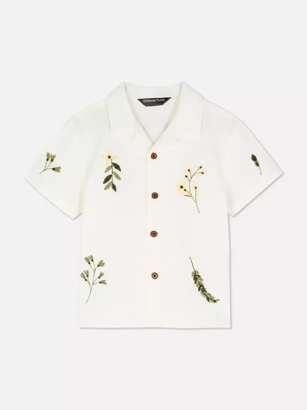 Dzieci Primark Koszule|Topy I T-Shirty<Wyszywana koszula z krótkim rękawem