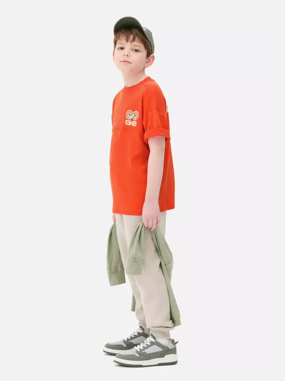 Dzieci Primark Topy I T-Shirty<Wyszywany T-shirt SK8