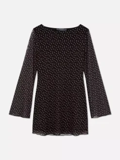 Primark Sukienki<Wzorzysta siateczkowa sukienka mini z dżerseju
