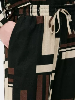 Primark Spodnie I Legginsy<Wzorzyste spodnie ze ściąganym sznurkiem