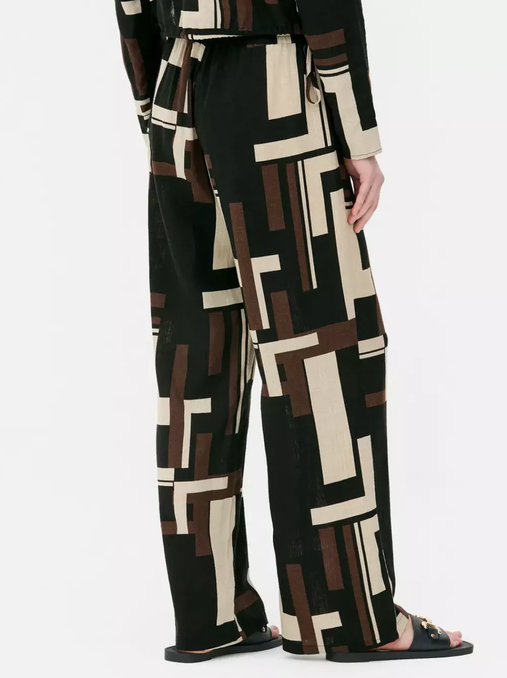 Primark Spodnie I Legginsy<Wzorzyste spodnie ze ściąganym sznurkiem