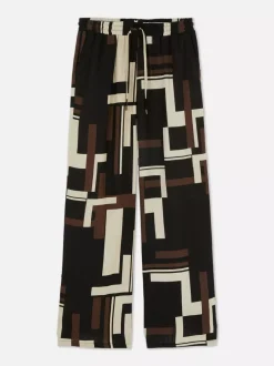 Primark Spodnie I Legginsy<Wzorzyste spodnie ze ściąganym sznurkiem