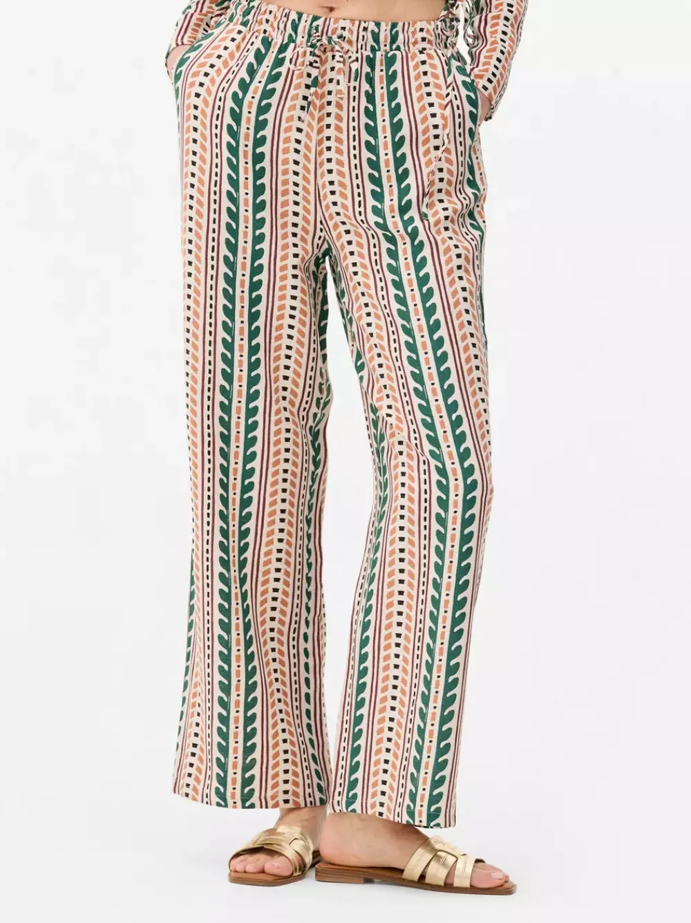 Primark Spodnie I Legginsy<Wzorzyste spodnie ze ściąganym sznurkiem