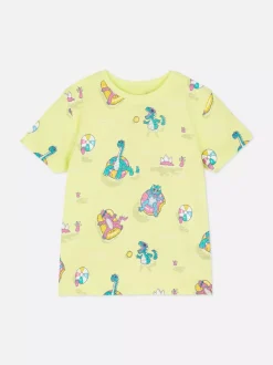 Dzieci Primark Topy I T-Shirty<Wzorzysty T-shirt z krótkim rękawem